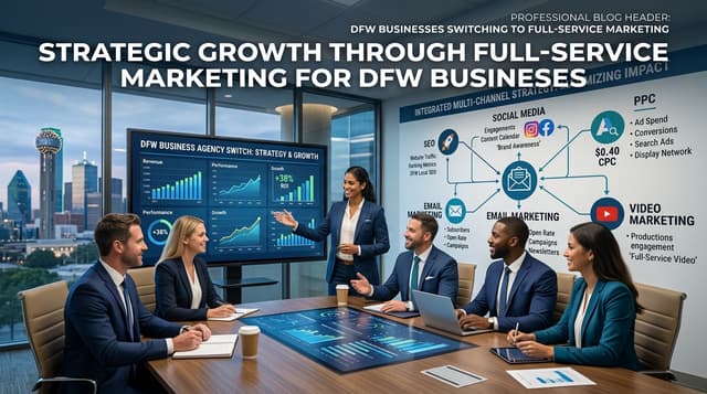 Why DFW Businesses Are Switching to Full-Service Marketing Agencies
