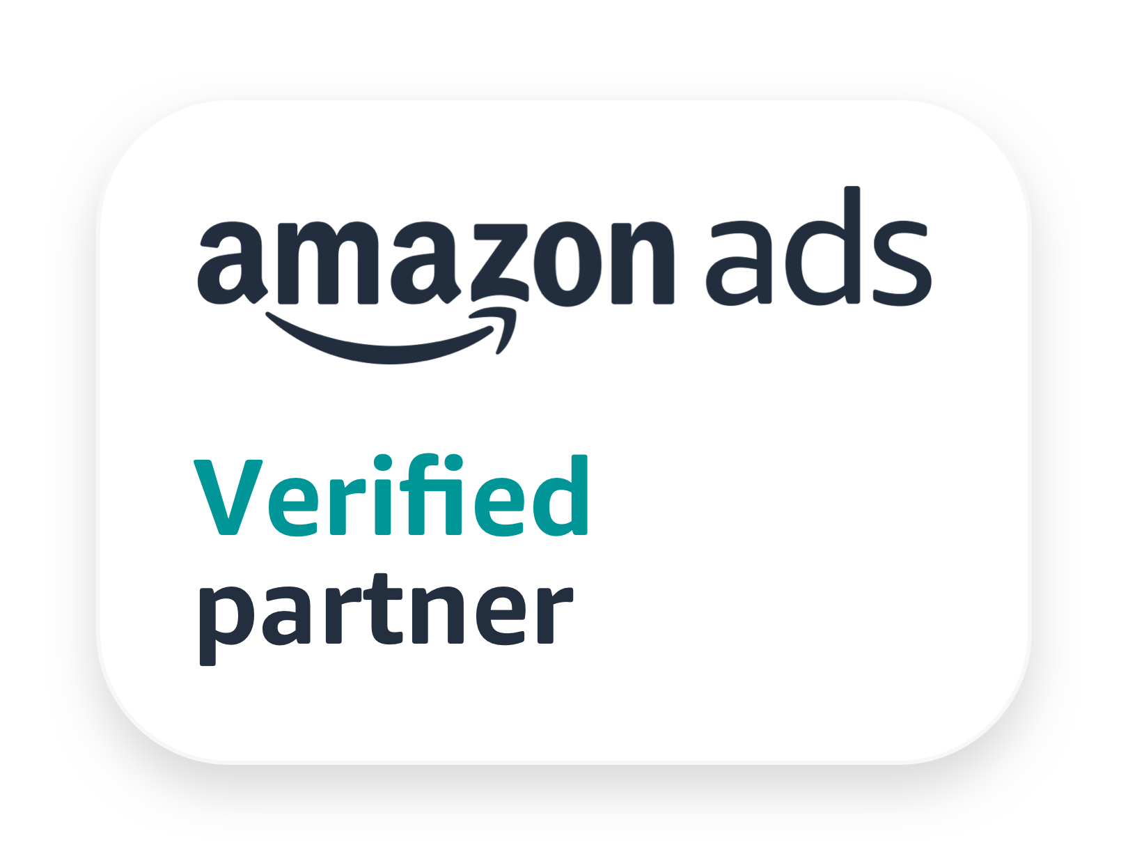 Amazon Advertising Verified Partner badge